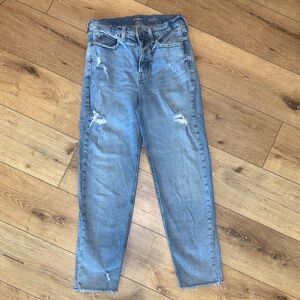 Old navy Stylish Distressed Blue Jeans for Women sky-III STRAIGHT Size 4